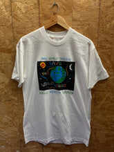Vintage 90 save the world radio single stitch t-shirt size medium by Screenstars